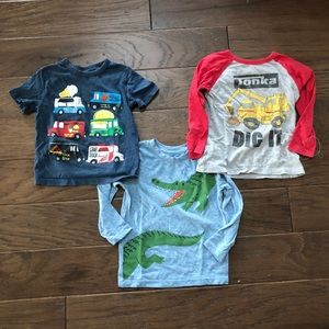 Lot of 3-3T shirts. GAP. jumping bean 3T